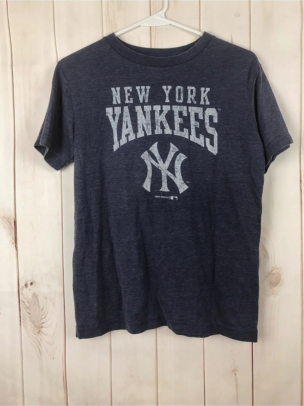 Junk Food Clothing New York Yankees Logo Tee Gray Large Yankees Tee Size XL